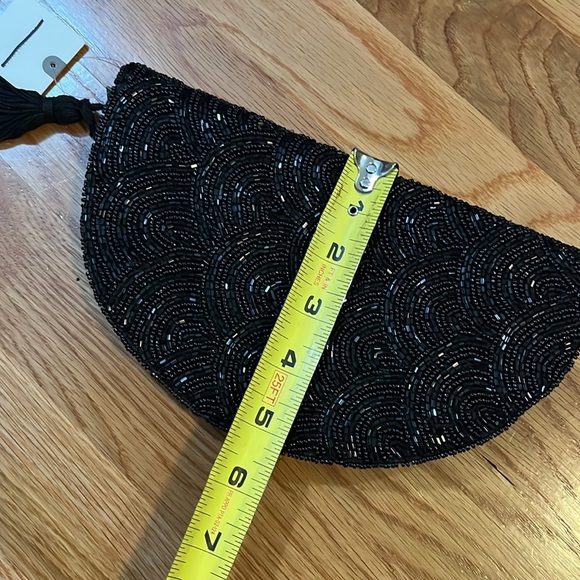 Anthropologie Half-Moon Sequin Clutch Bag NWT - Picture 8 of 9